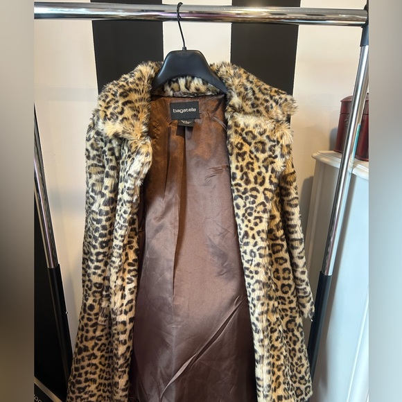 bagatelle Jackets & Blazers - Bagatelle Leopard Print Teddy Jacket